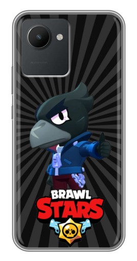 Чехол с принтом "Crow Brawl Stars" для Realme C30