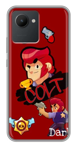 Силиконовый чехол с изображением "Dark Colt" для Realme C30