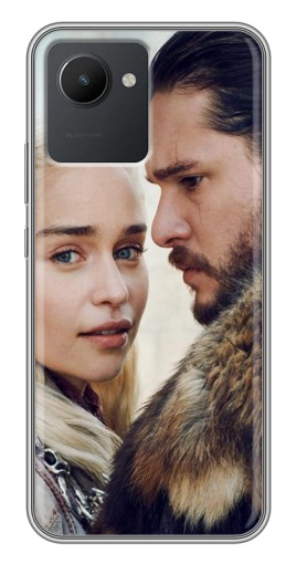 Чехол с печатью "Дейнерис и Сноу" для Realme C30