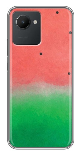 Чехол с картинкой "Дизайн арбуза" для Realme C30