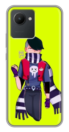 Чехол с картинкой "edgard brawl stars" для Realme C30