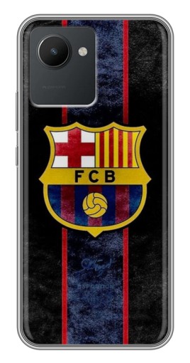 Силиконовый чехол с изображением "FCB" для Realme C30