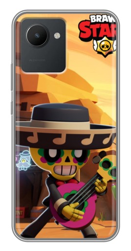 Чехол с печатью "Гитарист Poco" для Realme C30