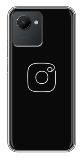 Силиконовый чехол с изображением "Инстаграм" для Realme C30