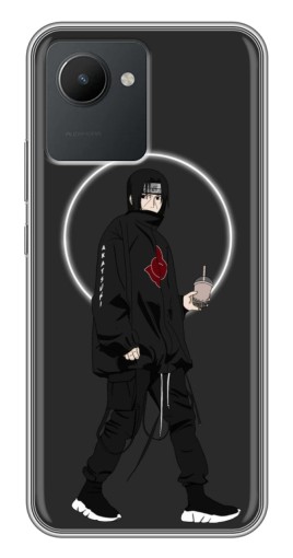 Чехол с принтом "Итачи с напитком" для Realme C30