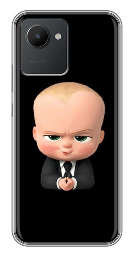 Чехол с печатью "Хитрый Босс" для Realme C30