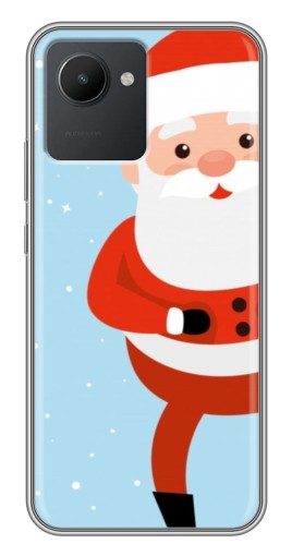 Чехол с принтом "Крутой Дед Мороз" для Realme C30