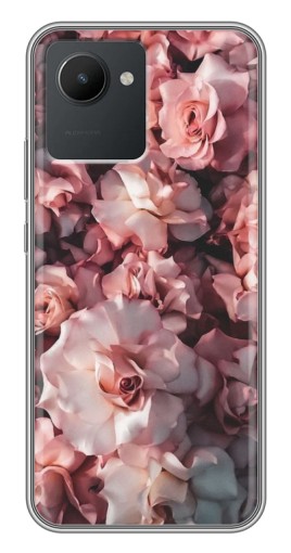 Чехол с печатью "Куст роз" для Realme C30