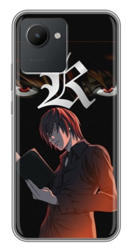 Чехол с печатью "Лайт Ягами Death Note" для Realme C30