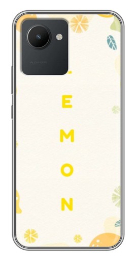 Силиконовый чехол с изображением "Lemon" для Realme C30