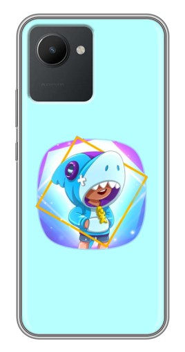 Силиконовый чехол с изображением "Леон Акула" для Realme C30