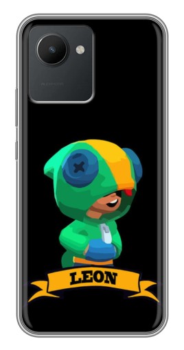 Силиконовый чехол с изображением "LEON" для Realme C30