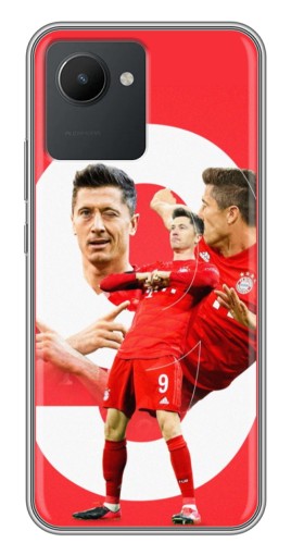 Силиконовый чехол с изображением "Левандовски" для Realme C30