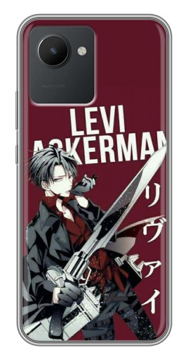 Чехол с печатью "levi Ackerman" для Realme C30
