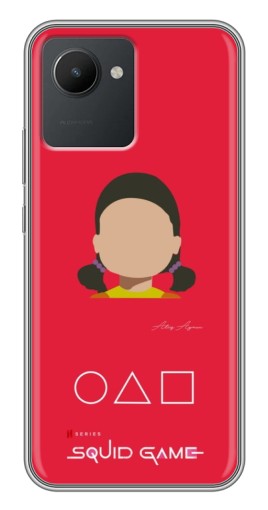 Чехол с принтом "Лицо куклы" для Realme C30