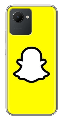 Чехол с печатью "Лого Snapchat" для Realme C30