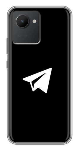Чехол с принтом "Лого Телеграм" для Realme C30