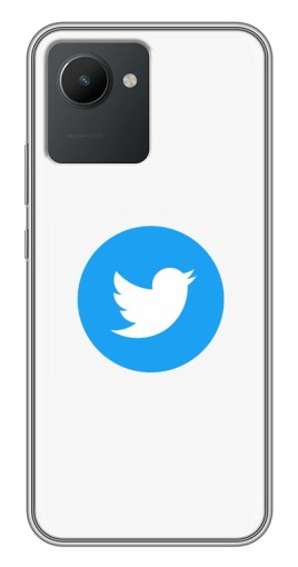 Силиконовый чехол с изображением "Лого Твиттера" для Realme C30
