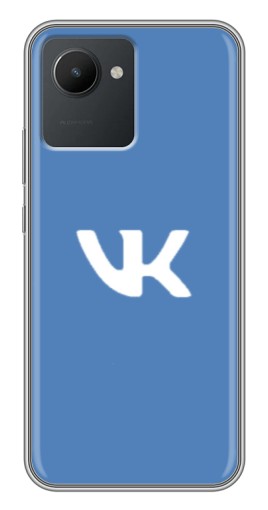 Чехол с картинкой "Лого ВК" для Realme C30