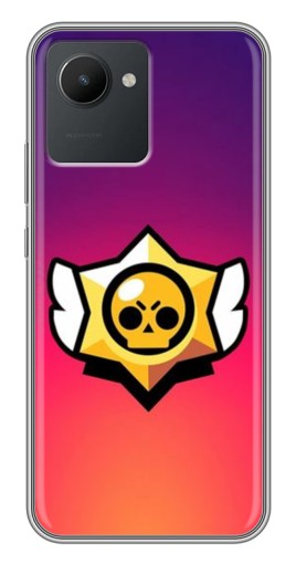 Чехол с печатью "Логотип Brawl Stars" для Realme C30