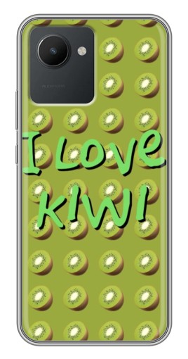 Чехол с картинкой "Love Kiwi" для Realme C30