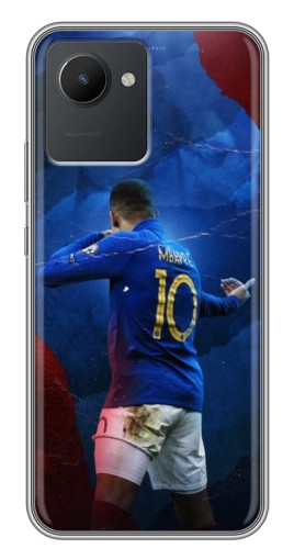 Чехол с картинкой "Мбаппе в Франции" для Realme C30
