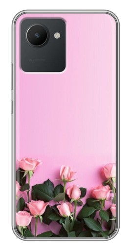 Чехол с принтом "Нежные розы" для Realme C30