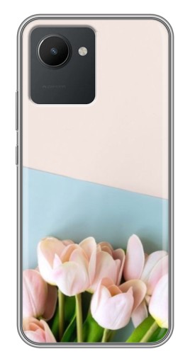Чехол с принтом "Нежные тюльпаны" для Realme C30