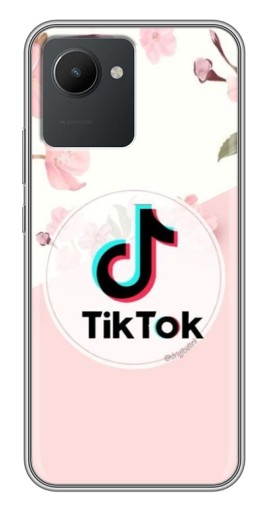 Чехол с печатью "Нежный принт" для Realme C30