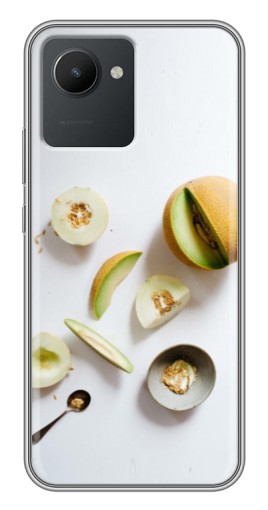 Чехол с печатью "Обед из дынь" для Realme C30