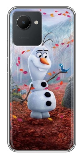 Чехол с картинкой "Олаф" для Realme C30