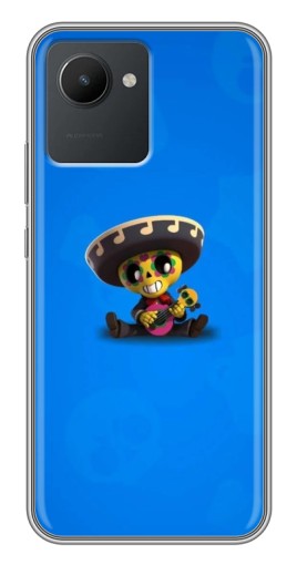 Чехол с картинкой "Poco с гитарой" для Realme C30