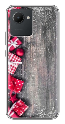 Чехол с печатью "Подарочный фон" для Realme C30