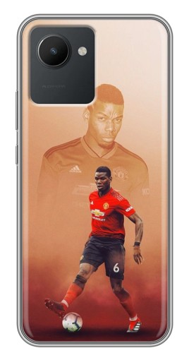 Чехол с картинкой "Pogba с Манчестера" для Realme C30