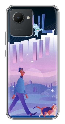 Чехол с картинкой "Постер к мультику" для Realme C30