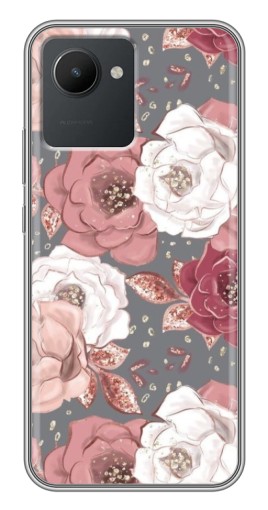 Чехол с печатью "Рисунок розы" для Realme C30