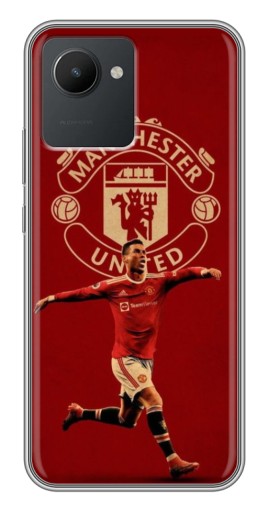 Чехол с принтом "Ronaldo в МЮ" для Realme C30