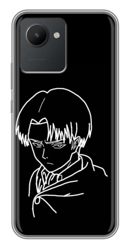 Чехол с картинкой "Силуэт Леви" для Realme C30