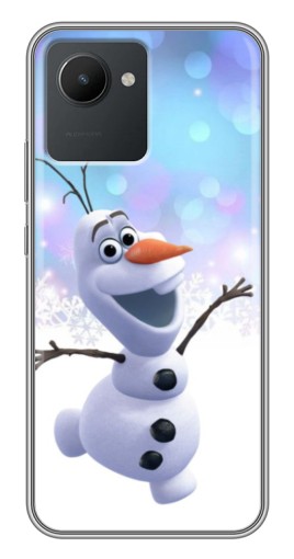 Чехол с печатью "Снеговик Олаф" для Realme C30