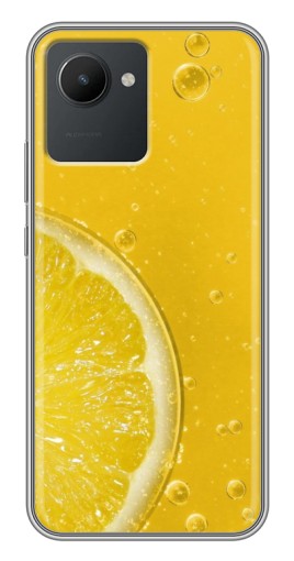 Чехол с картинкой "Сочный лимон" для Realme C30