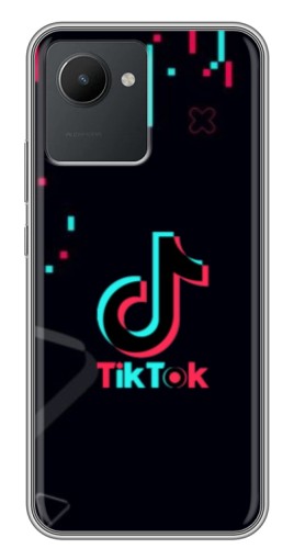 Чехол с печатью "Стиль TikTok" для Realme C30