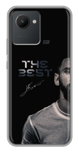 Силиконовый чехол с изображением "The Best Messi" для Realme C30