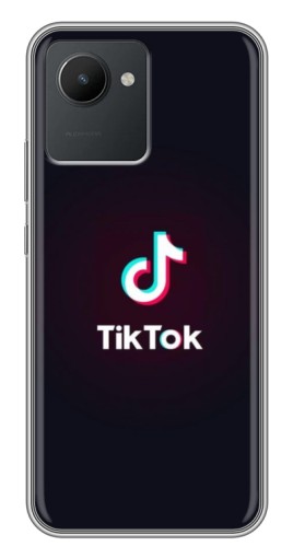 Чехол с печатью "TikTok темный" для Realme C30
