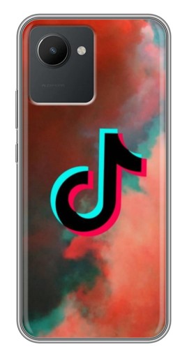 Чехол с печатью "ТикТок в тучах" для Realme C30