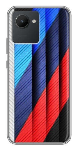 Чехол с принтом "Цвета лого БМВ" для Realme C30