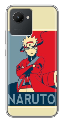 Силиконовый чехол с изображением "Удзумаки Naruto" для Realme C30