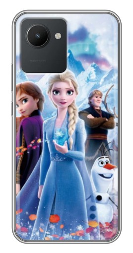 Чехол с картинкой "Все герои " для Realme C30
