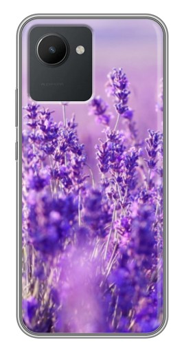 Чехол с картинкой "Яркая лаванда" для Realme C30
