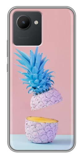 Чехол с принтом "Яркий ананас" для Realme C30
