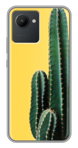 Чехол с печатью "Яркий кактус" для Realme C30